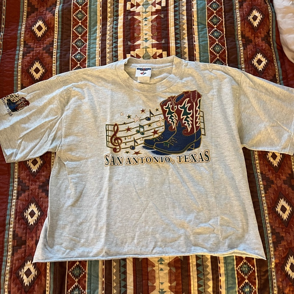 San Antonio cropped tee